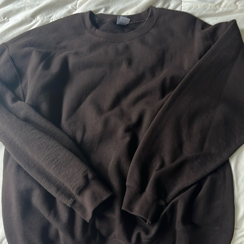 Brown Gildan Crewneck